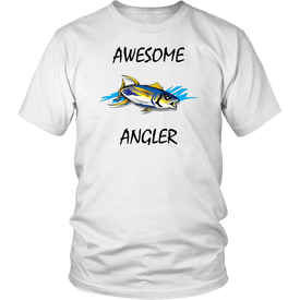 You're An Awesome Angler | V.1 Mistral T-shirt District Unisex Shirt White S