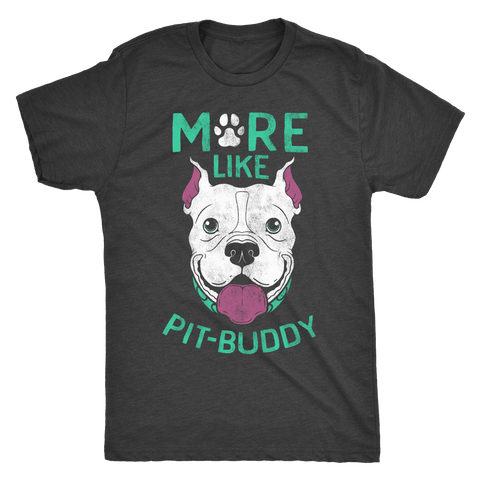Image of Pit Buddy Shirts and Hoodies T-shirt Next Level Mens Triblend Vintage Black S