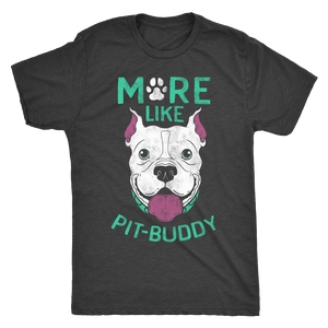 Pit Buddy Shirts and Hoodies T-shirt Next Level Mens Triblend Vintage Black S