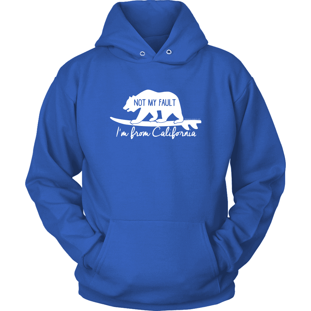 From California T-shirt Unisex Hoodie Royal Blue S