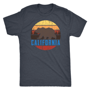 Big Bear Lake California Shirt V.1 T-shirt Next Level Mens Triblend Vintage Navy S