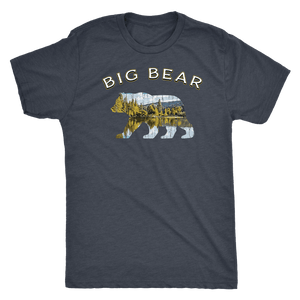 Big Bear V.1 Men's Shirts T-shirt Next Level Mens Triblend Vintage Navy S