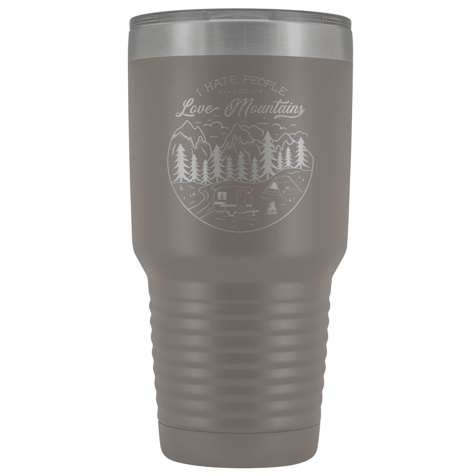 Love the Mountains | 30oz Tumbler Tumblers Pewter 