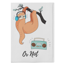 Dope Beats Sloth | Hardcover Journal