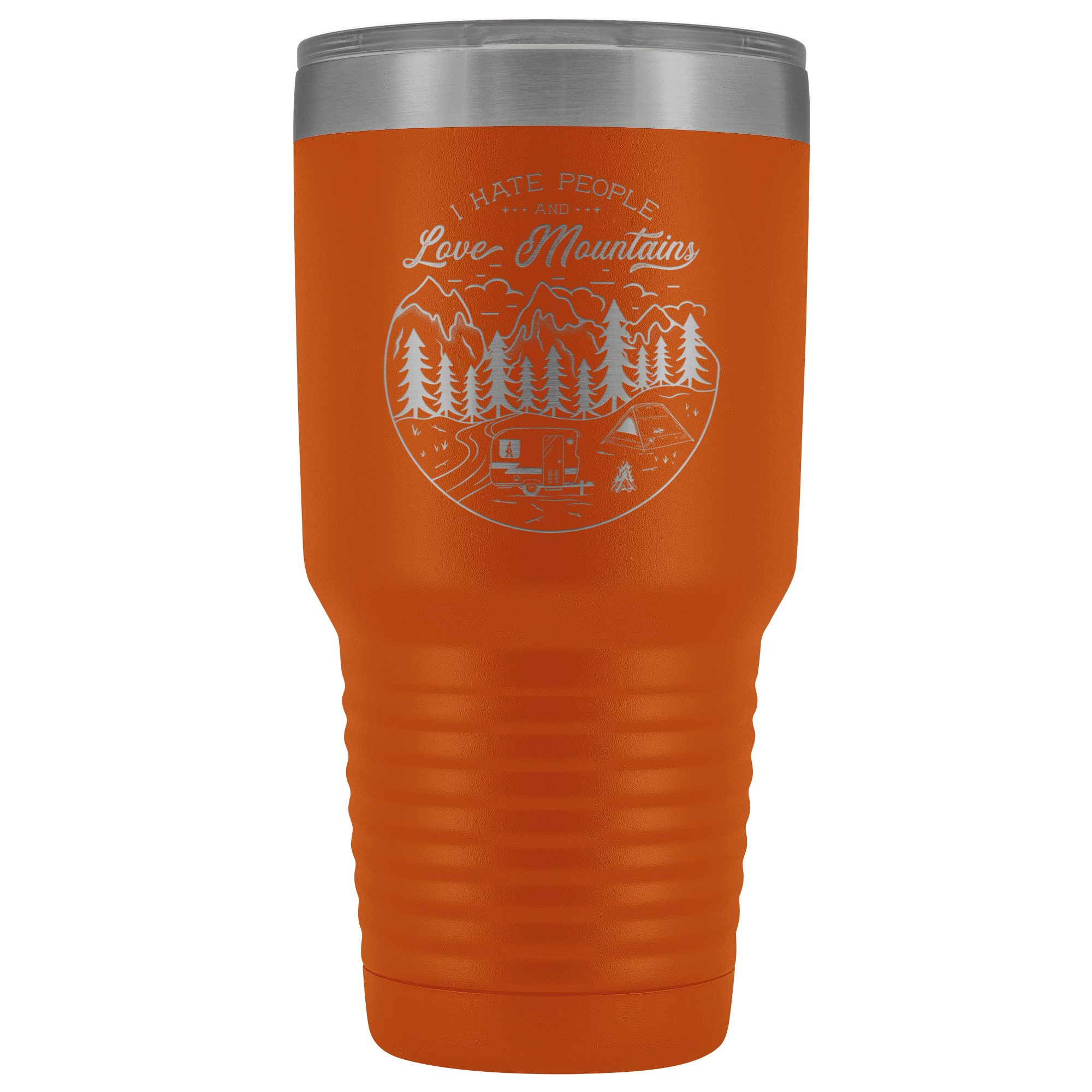 Love the Mountains | 30oz Tumbler Tumblers Orange 