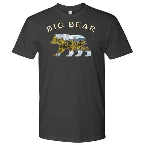 Image of Big Bear V.1 Men's Shirts T-shirt Next Level Mens Shirt Heavy Metal S