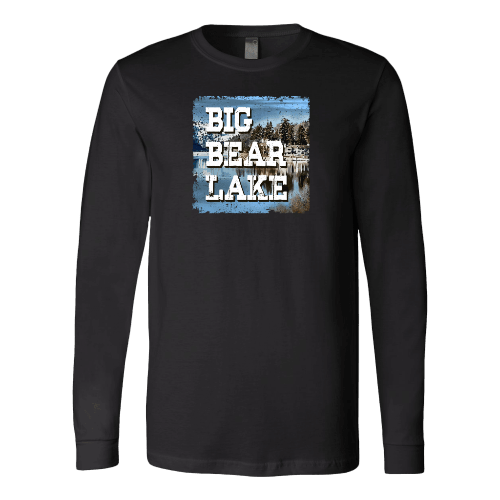 Big Bear Lake V.1 Hoodies and Long Sleeve T-shirt Canvas Long Sleeve Shirt Black S