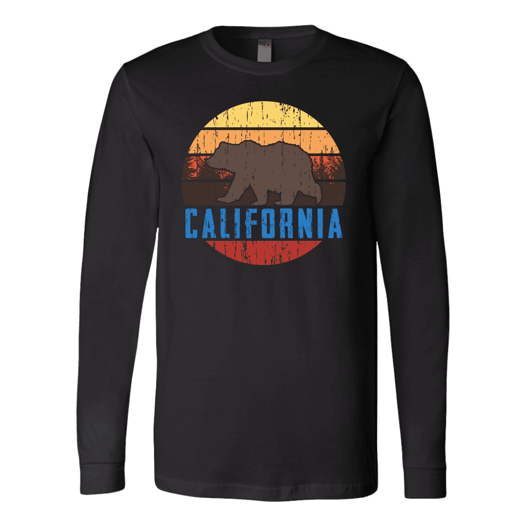 Big Bear Lake California V.1 Hoodies and Long Sleeve T-shirt Canvas Long Sleeve Shirt Black S