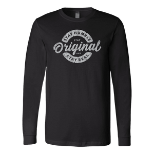 Stay Real, Stay Original | Long Sleeves and Hoodies T-shirt Canvas Long Sleeve Shirt Black S