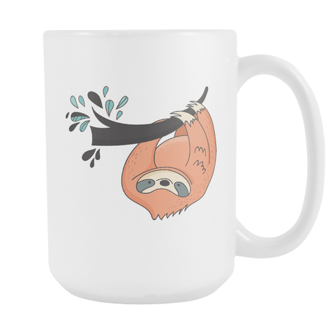 Image of Sloth Coffee Mugs Set 1 Drinkware Just Hangin 