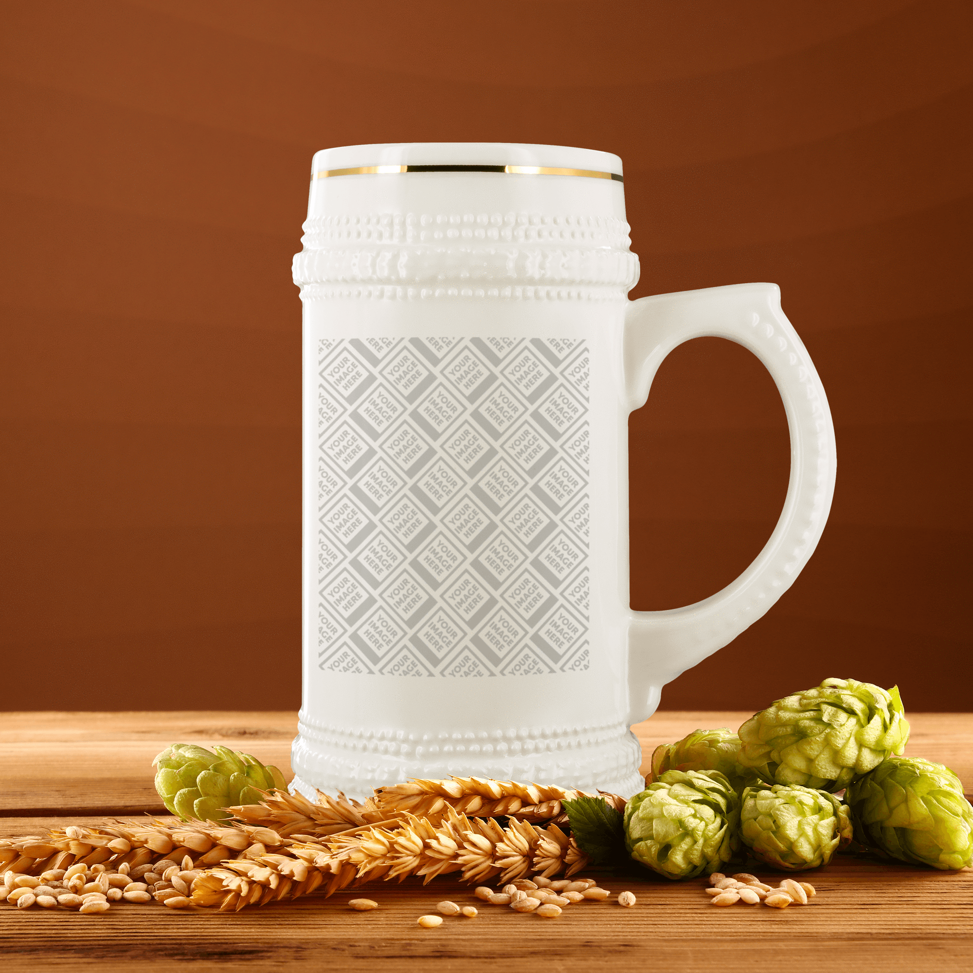 DIY Custom Beer Steins Drinkware Template 