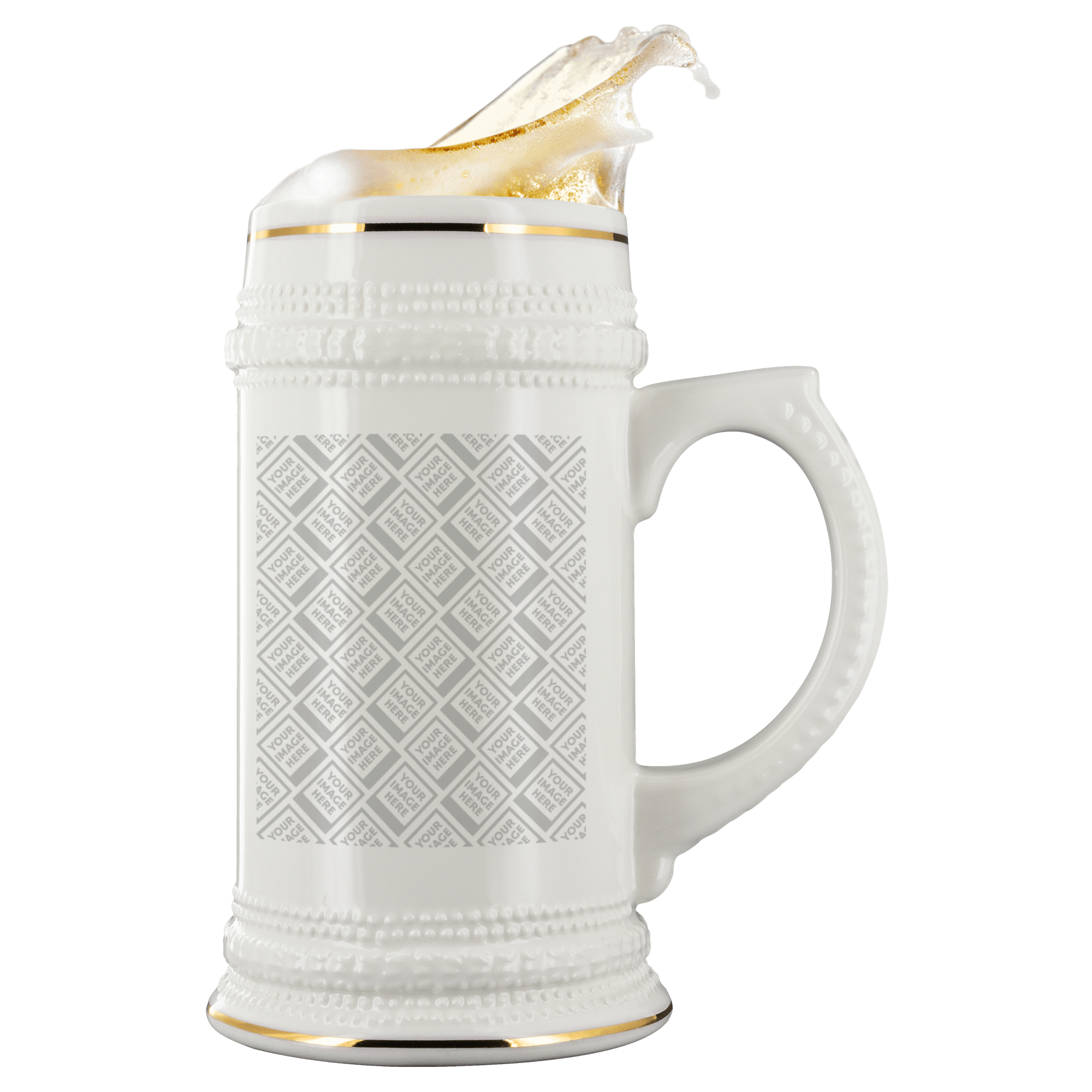 DIY Custom Beer Steins Drinkware Template 