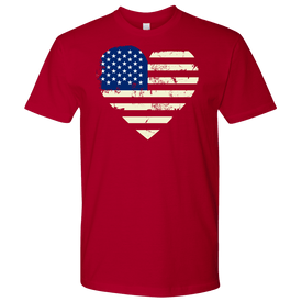 Love America Men's Shirts Red