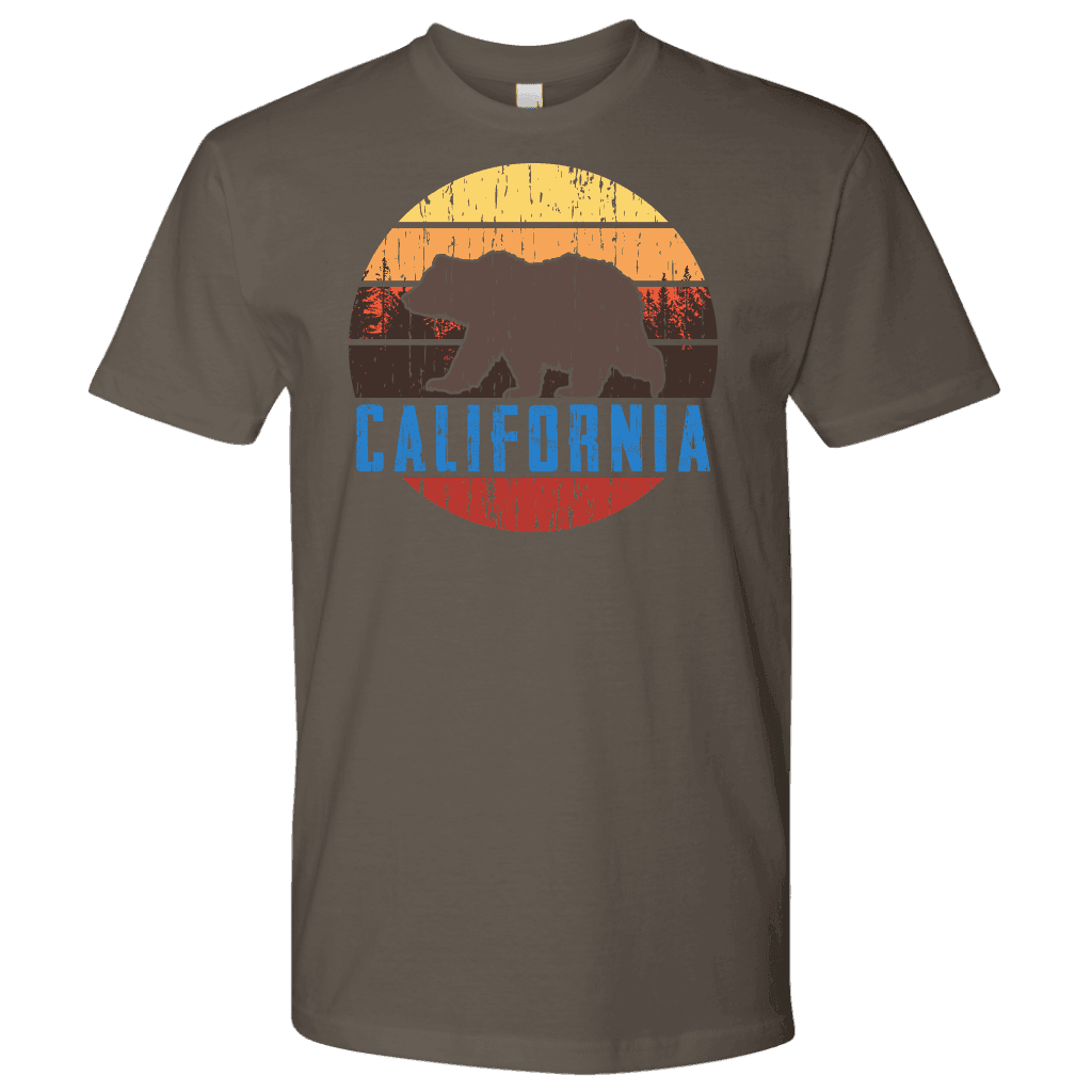 Big Bear Lake California Shirt V.1 T-shirt Next Level Mens Shirt Warm Grey S