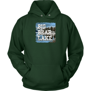 Big Bear Lake V.1 Hoodies and Long Sleeve T-shirt Unisex Hoodie Dark Green S