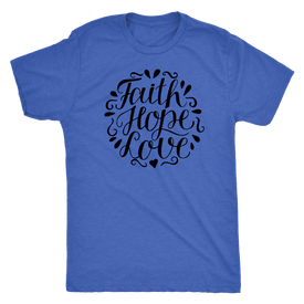 Faith Hope and Love, Black Print