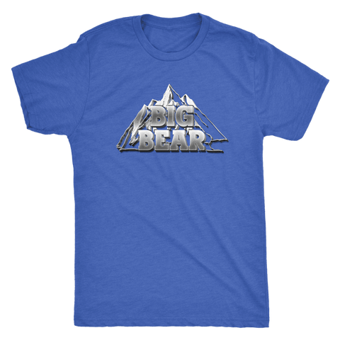 Image of Big Bear V.2, Mens T-shirt Next Level Mens Triblend Vintage Royal S