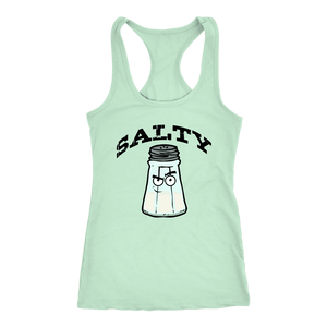Salty V.1 Womens T-shirt Next Level Racerback Tank Mint XS
