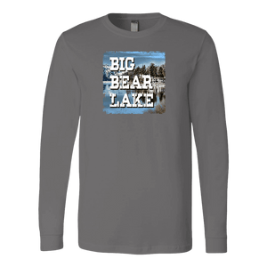 Big Bear Lake V.1 Hoodies and Long Sleeve T-shirt Canvas Long Sleeve Shirt Asphalt S