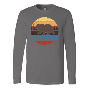 Big Bear Lake California V.1 Hoodies and Long Sleeve T-shirt Canvas Long Sleeve Shirt Asphalt S