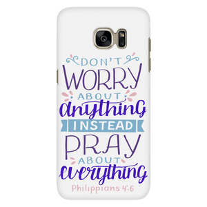 Don't Worry!, Philippians 4:6 Phone Cases Galaxy S7 
