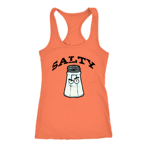 Salty V.1 Womens T-shirt Next Level Racerback Tank Light Orange XS