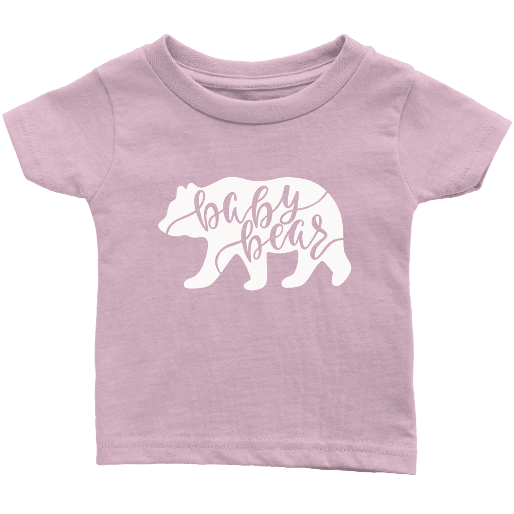 Baby Bear Shirts and Onesies T-shirt Infant T-Shirt Light Pink 6M