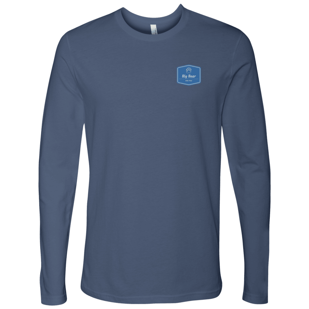 Fear Is A Liar T-shirt Next Level Mens Long Sleeve Indigo S