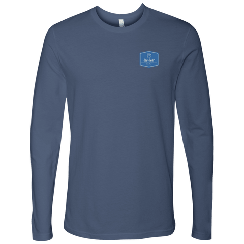 Image of Fear Is A Liar T-shirt Next Level Mens Long Sleeve Indigo S