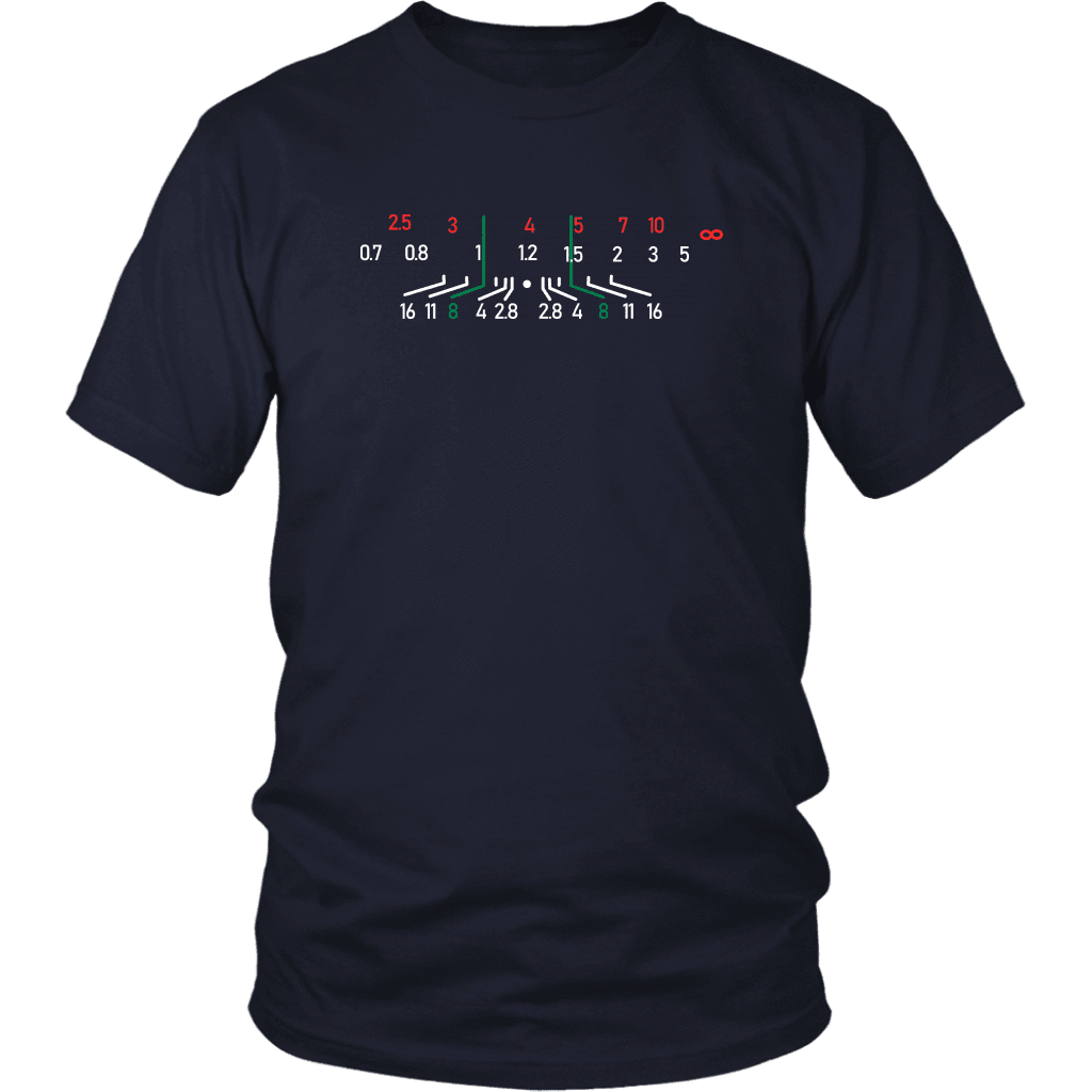 Focal Length, District Shirts and Hoodies T-shirt District Unisex Shirt Navy S
