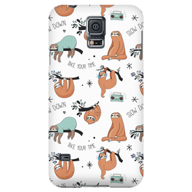 White Sloth Collage Phone Case Phone Cases Galaxy S5 