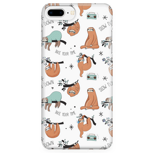 White Sloth Collage Phone Case Phone Cases iPhone 7 Plus/7s Plus/8 Plus 