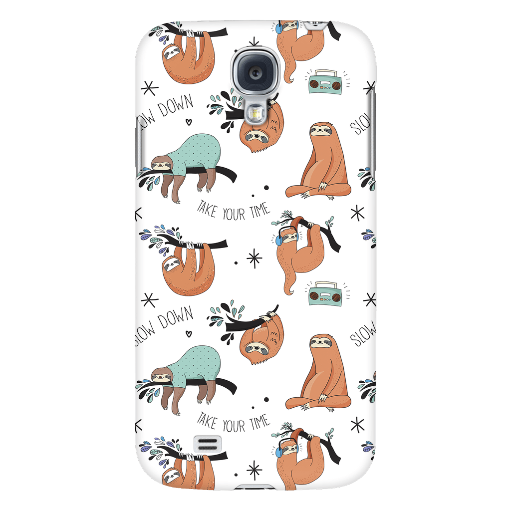 White Sloth Collage Phone Case Phone Cases Galaxy S4 