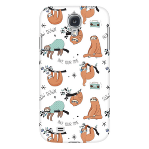 White Sloth Collage Phone Case Phone Cases Galaxy S4 