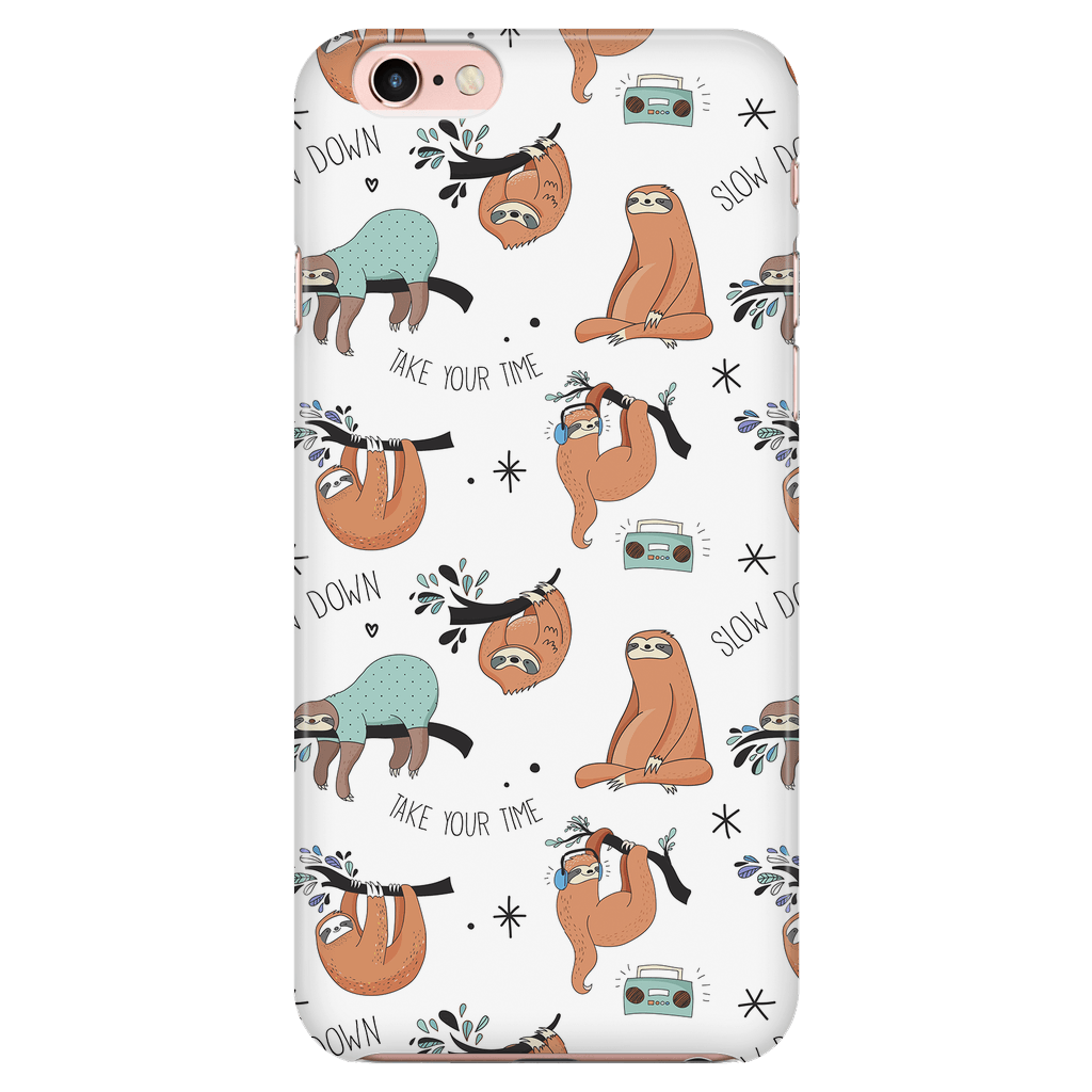 White Sloth Collage Phone Case Phone Cases iPhone 7/7s/8 