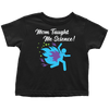Funny "Mom Taught Me Science" Kids T-Shirts T-shirt Toddler T-Shirt Black 2T