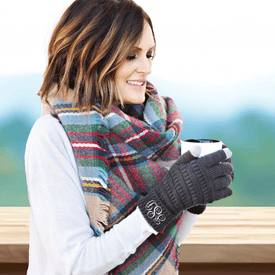 Monogramed Gloves | Personalized For You
