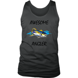 You're An Awesome Angler | V.1 Mistral T-shirt District Mens Tank Charcoal S