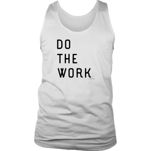 Do The Work | Mens | Black Print T-shirt District Mens Tank White S