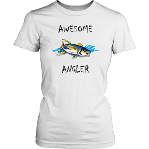 You're An Awesome Angler | V.2 Chiller T-shirt District Womens Shirt White XS