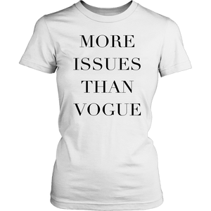 More Issue Than Vogue | Womens Shirt T-shirt District Womens Shirt White XS