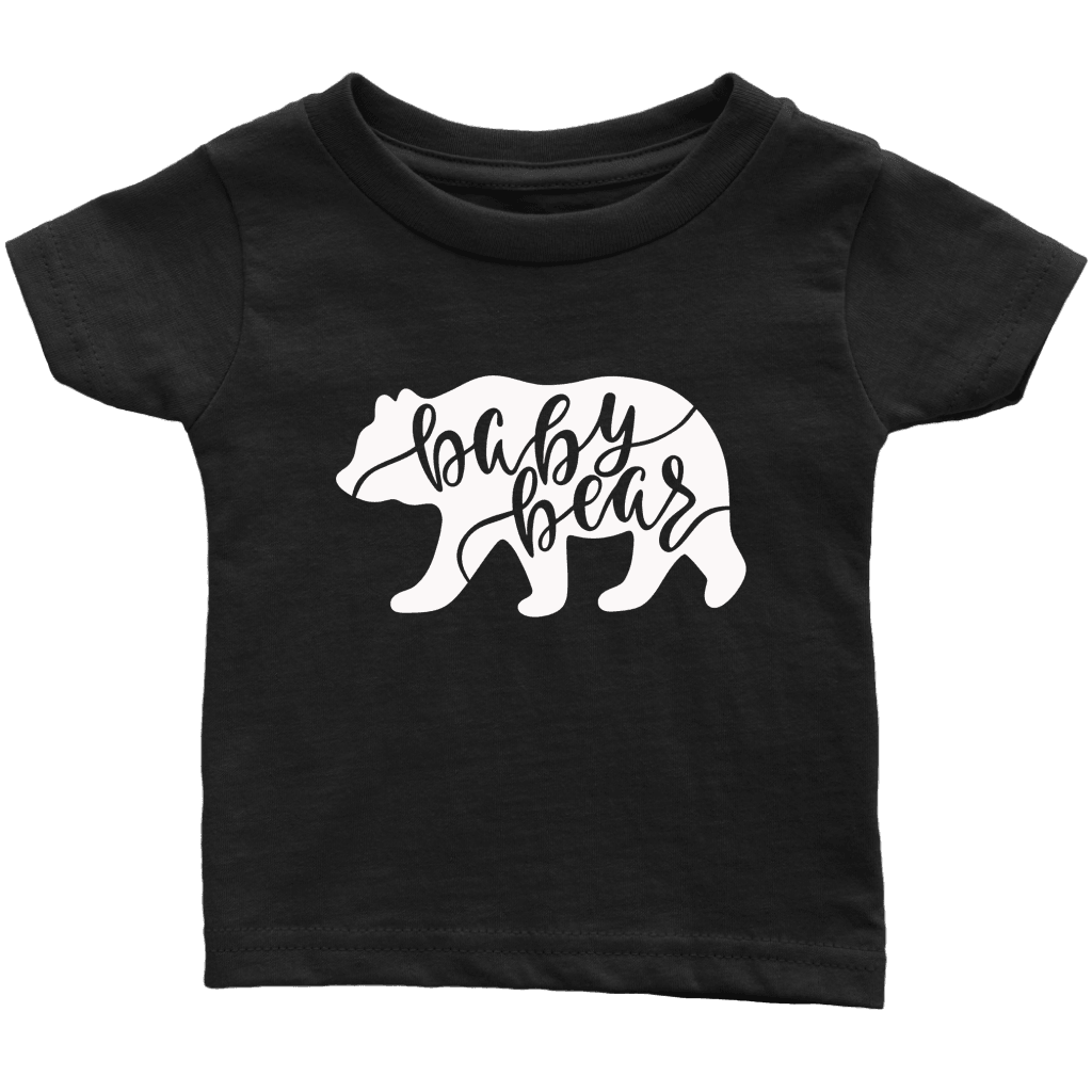 Baby Bear Shirts and Onesies T-shirt Infant T-Shirt Black 6M