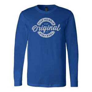 Stay Real, Stay Original | Long Sleeves and Hoodies T-shirt Canvas Long Sleeve Shirt Royal S