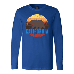 Big Bear Lake California V.1 Hoodies and Long Sleeve T-shirt Canvas Long Sleeve Shirt Royal S