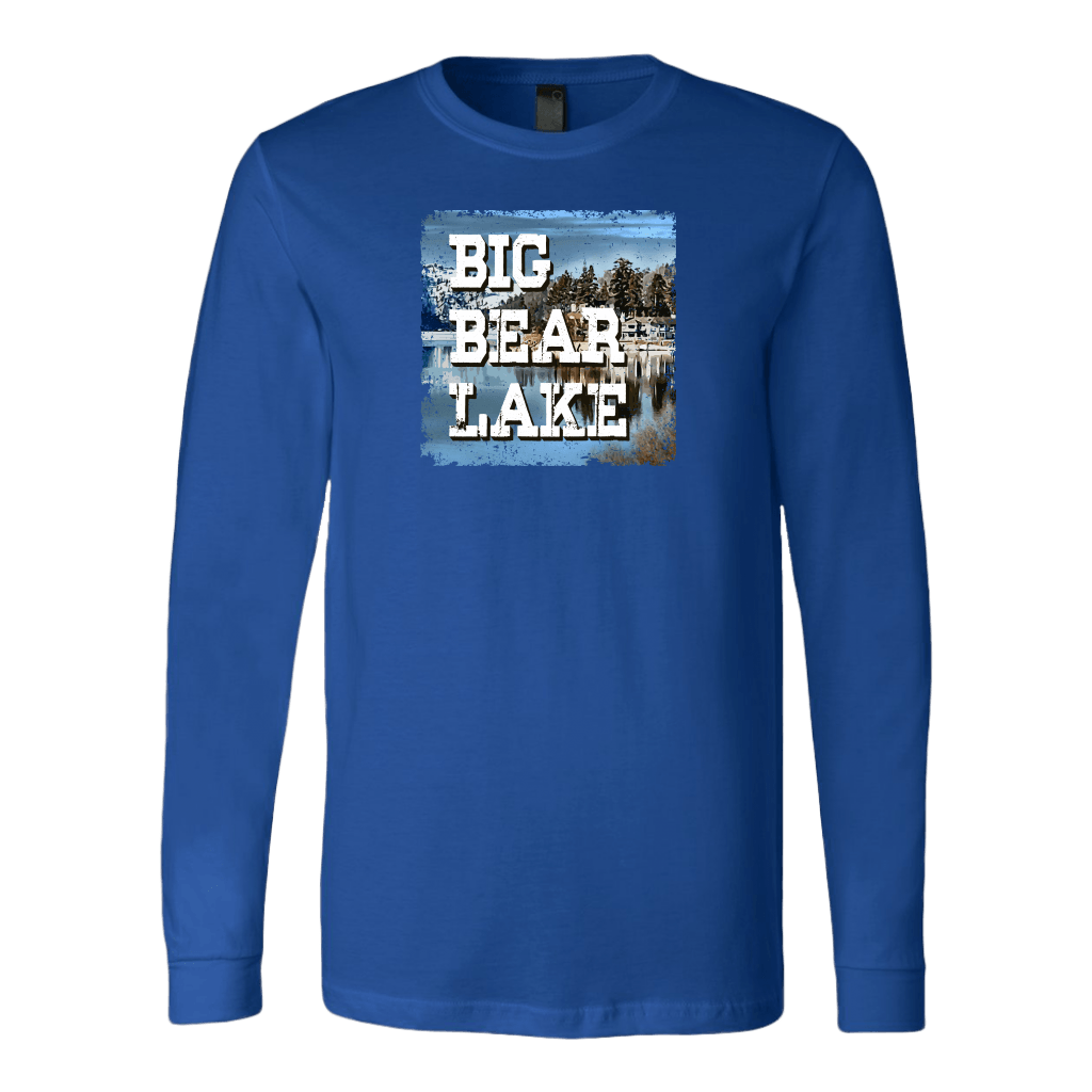 Big Bear Lake V.1 Hoodies and Long Sleeve T-shirt Canvas Long Sleeve Shirt Royal S