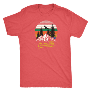 Great Outdoors Shirts | Mens T-shirt Next Level Mens Triblend Vintage Red S