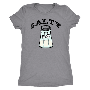 Salty V.1 Womens T-shirt Next Level Womens Triblend Heather Grey S