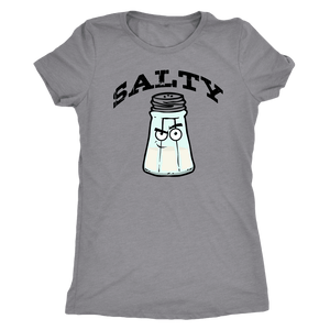 Salty V.1 Womens T-shirt Next Level Womens Triblend Heather Grey S