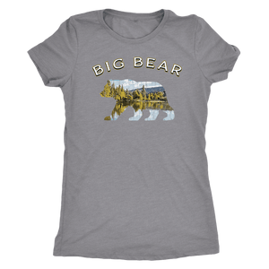 Big Bear Shirt V.1 Women's Shirt T-shirt Next Level Womens Triblend Heather Grey S