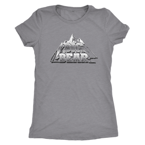 Image of Big Bear V.2, Womens T-shirt Next Level Womens Triblend Heather Grey S